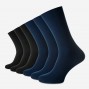 mix (3 x negru, 3 x bleumarin)