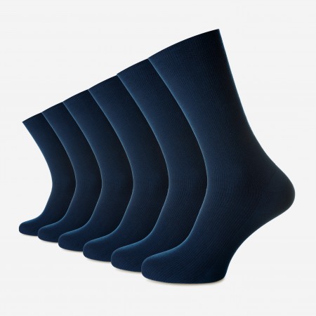 Șosetele unisex fără elastic din bumbac pieptănat fără cusătură - set de 6 perechi