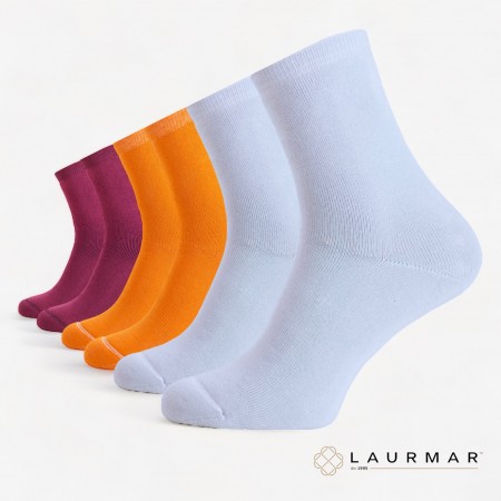 Șosete flaușate fără cusătură - set de 6 perechi pentru femei